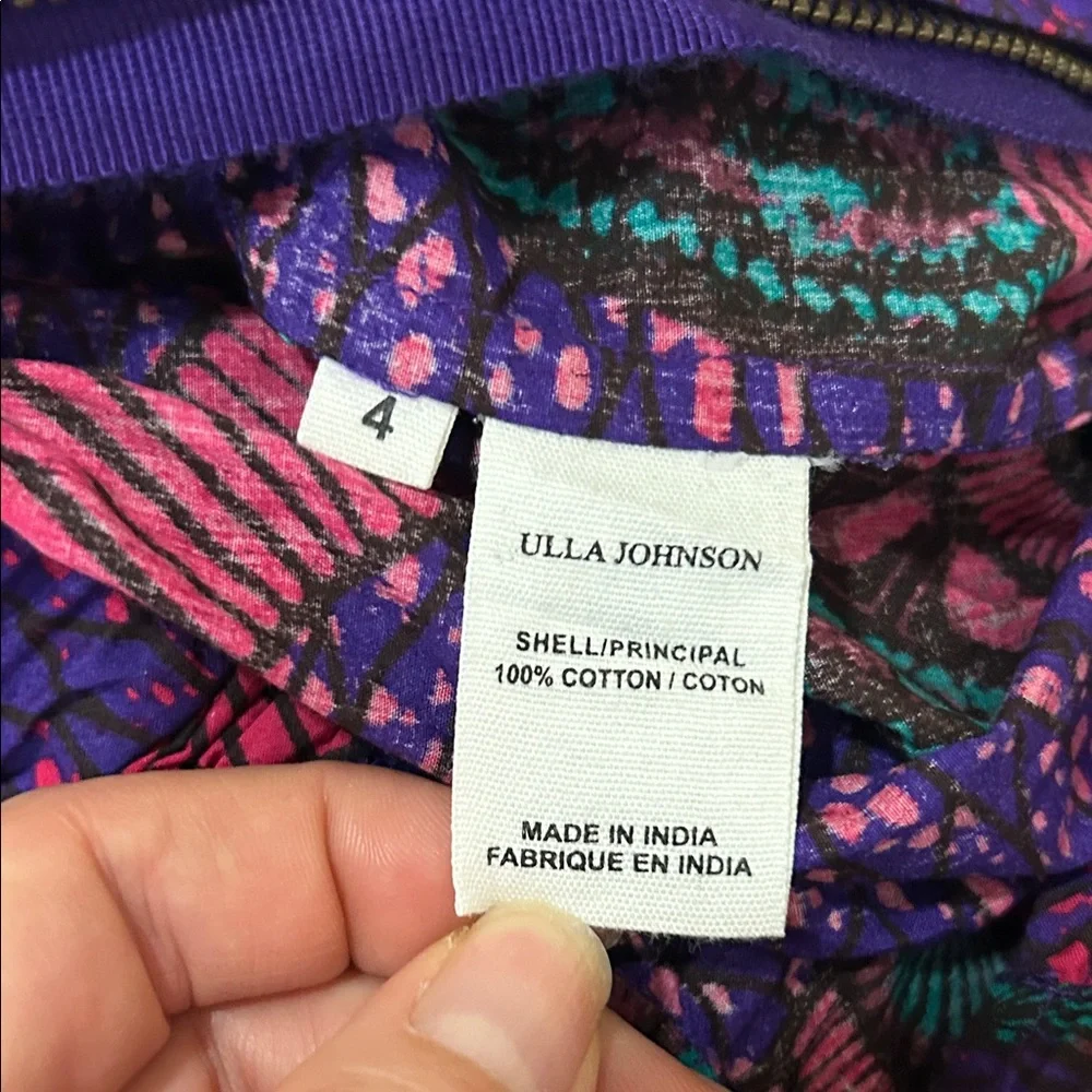 Ulla Johnson Purple and Pink Patterned jumpsuit - Picture 3 of 7